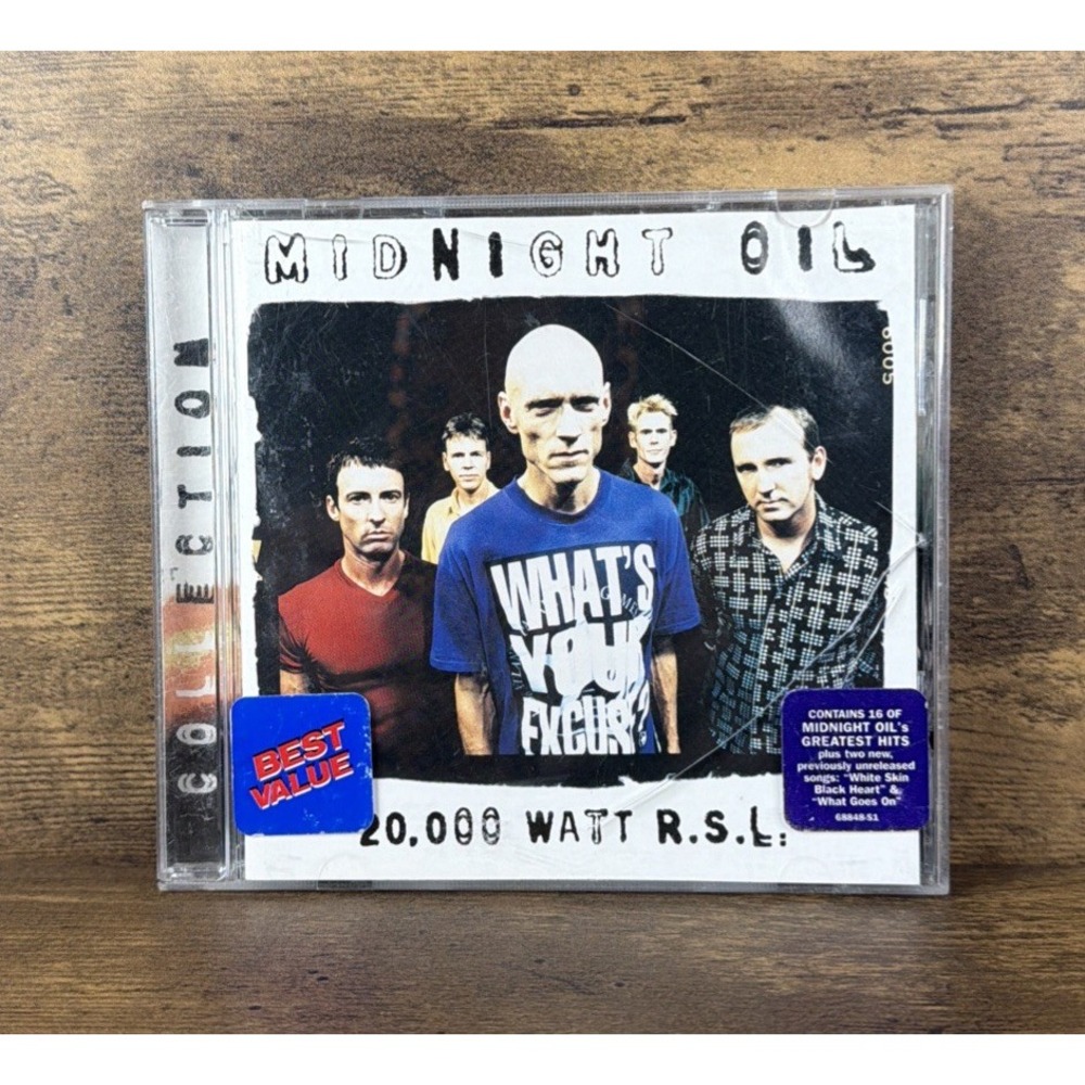 Midnight Oil CD - 20,000 Watt R.S.L.  Greatest Hits CD 1997 Australian Rock